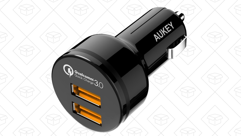 Aukey Quick Charge 3.0 Car Charger, $9 with code OHBVOTE9